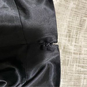 Size 18 Black satin skirt